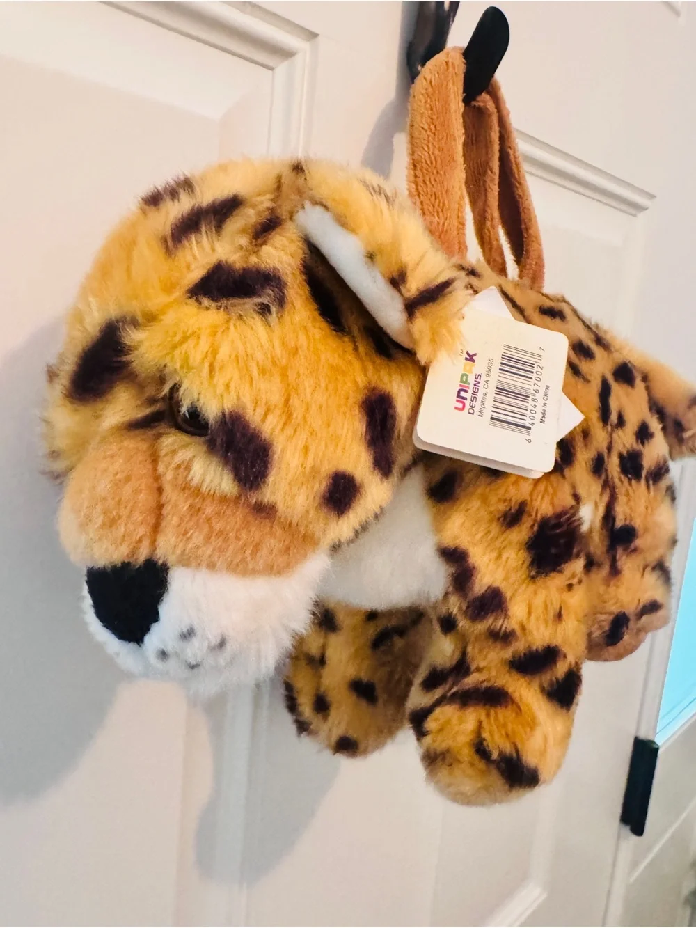 Plush Leopard Tote Bag